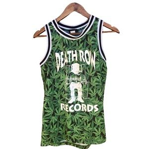 Death Row Records Shirt Mesh Jersey Sz.Small